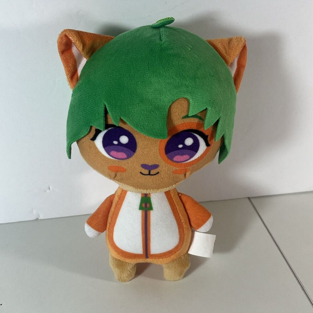 Nekoitos Orange Cat Plush Toy Good Stuff Originals 7" Japanese Kawaii Stuffed